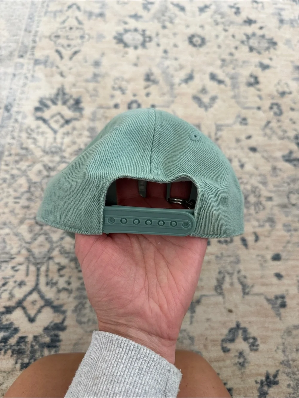 BINKY BRO Mint Green Cotton Baseball Cap